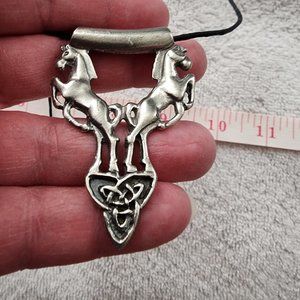 Horse Celtic Knot Necklace